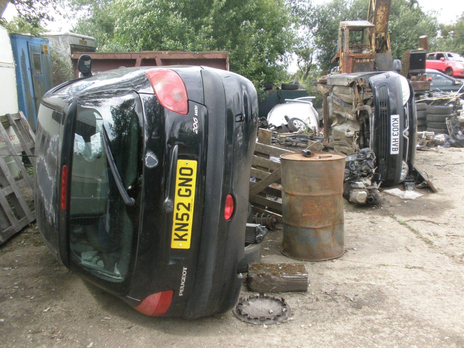 The Residual Scrap Vehicles on site together with other scrap hidden in the undergrowth. To include - Image 10 of 10