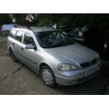 A Vauxhall Astra 1.6L estate, registration AC03 GHH, 124,014 miles, vehicle starts and has been run