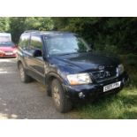 A Mitsubishi Shogun Field, registration CX05 FPA, 169,254 miles, vehicle starts and has been run aro