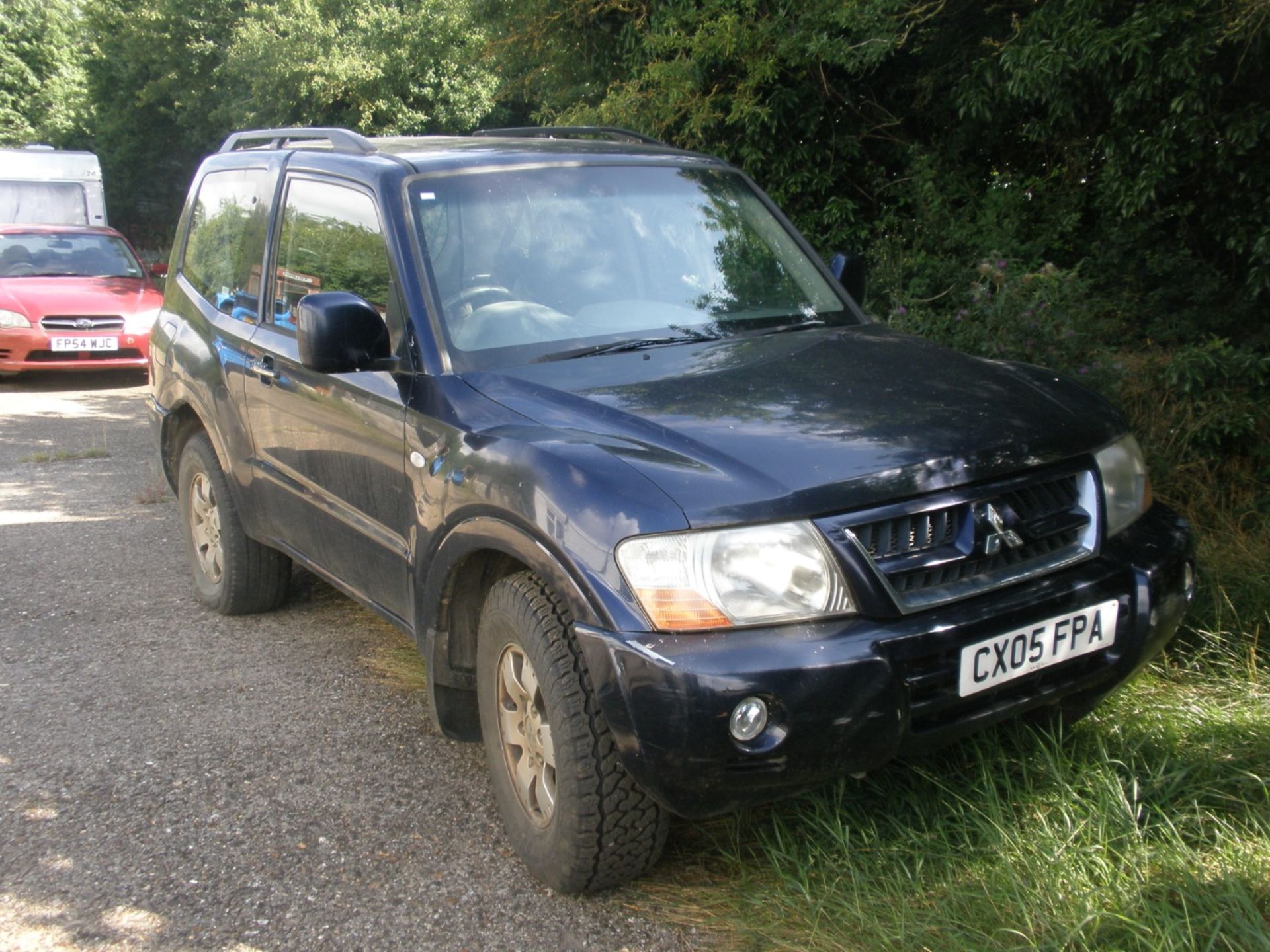 A Mitsubishi Shogun Field, registration CX05 FPA, 169,254 miles, vehicle starts and has been run aro