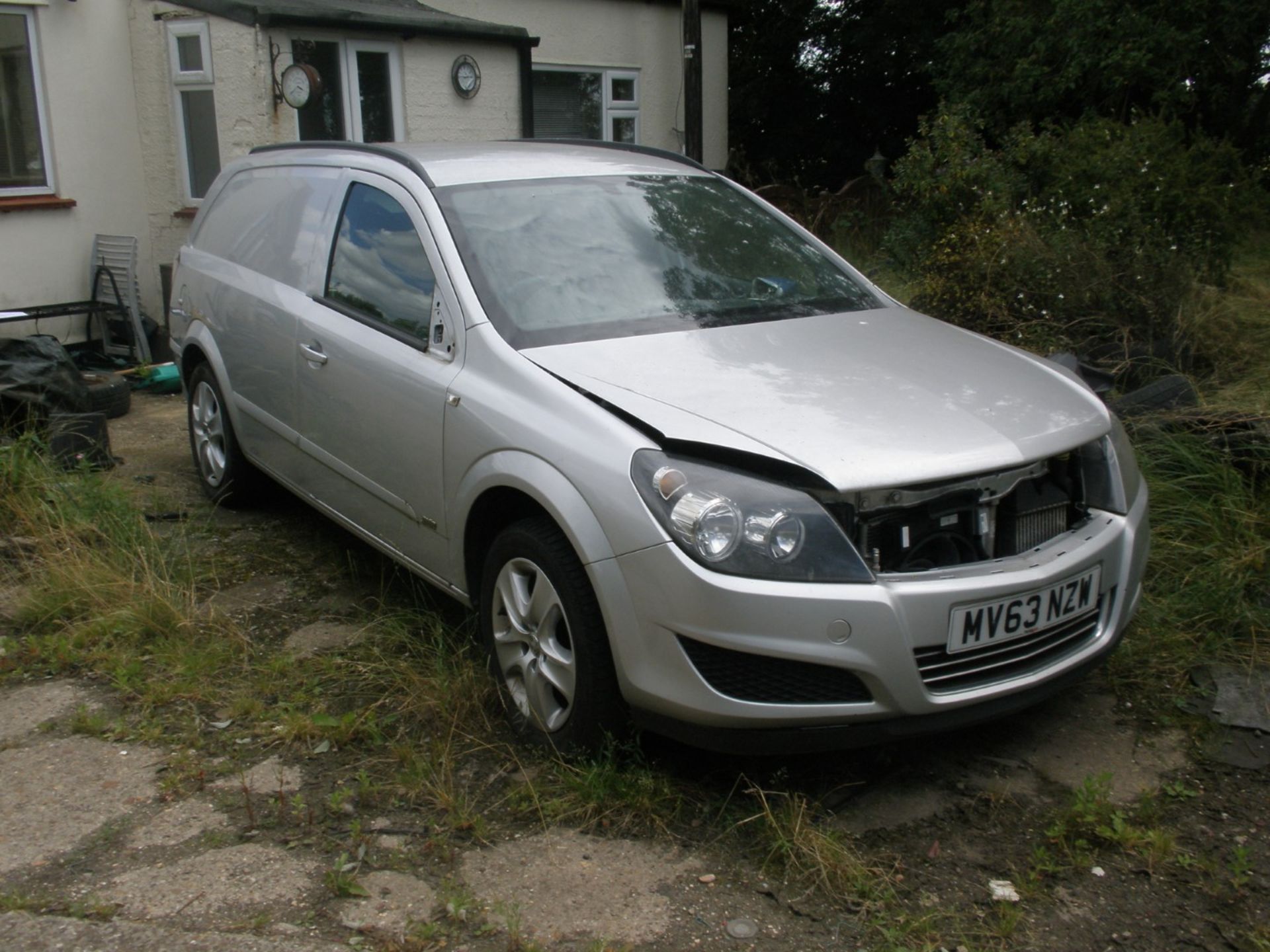 A Vauxhall Astra Sportive van 1.7 CDTI, registration MV63 NZW. The head has been removed from the e