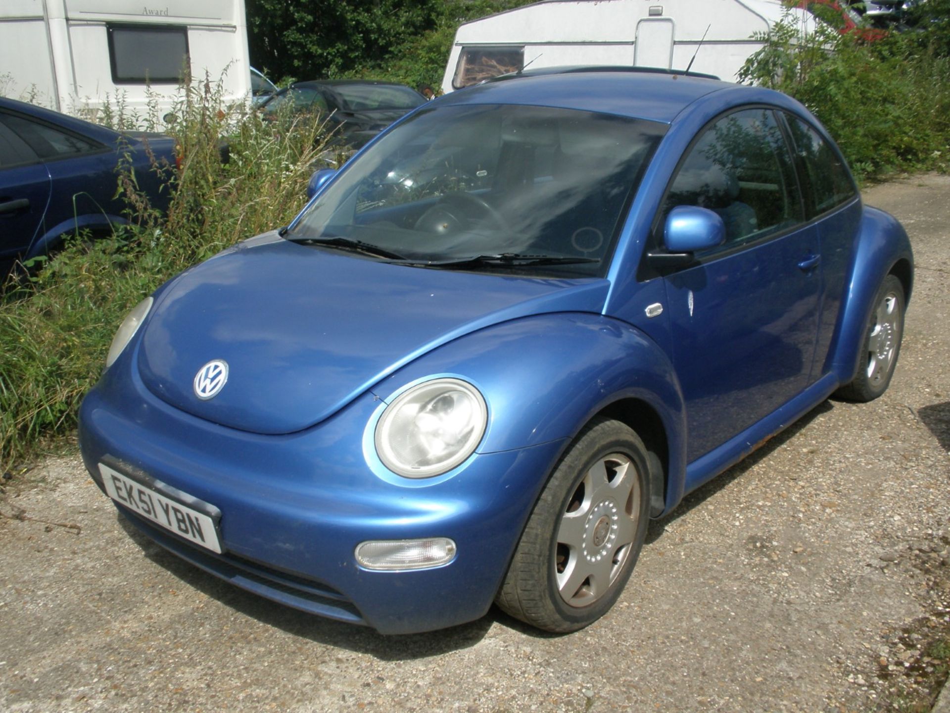 A Volkswagen Beetle, registration EK51 YBN, 115,206 miles. Vehicle has been started and driven arou