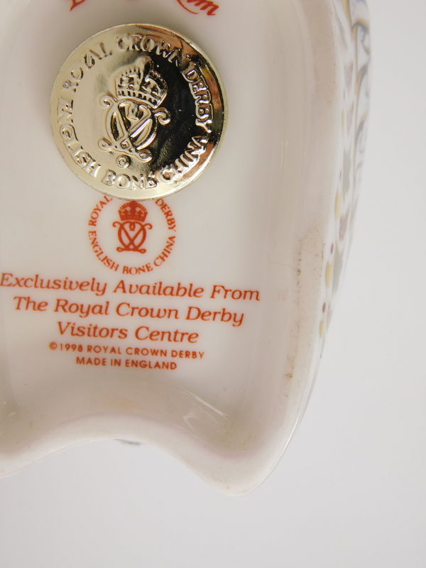 A Royal Crown Derby paperweight of a Derby ram, exclusively available from The Royal Crown Derby vis - Image 2 of 3