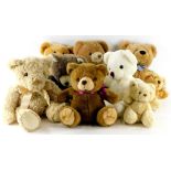 A quantity of plush Teddy bears, to include Champneys, Keel, etc.