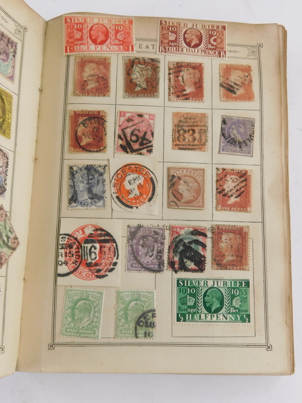 An album of world stamps, to include France, Germany India, Egypt, Grenada, New South Wales, South A - Bild 6 aus 7