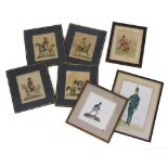 A set of four 19thC coloured military prints, to include Francis Emperor of Austria, The Duke of Yor