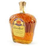 A bottle of Joseph D Seagram and Sons Crown Royal blended Canadian Whisky, serial number B3374173 fo