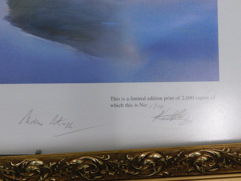 After Keith Hill. Tribute to the few, artist signed limited edition print with further signature of - Bild 2 aus 2