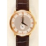 A gentleman's Omega 18ct gold De Ville coaxial chronometer wristwatch, ref 46143002 with calibre 220