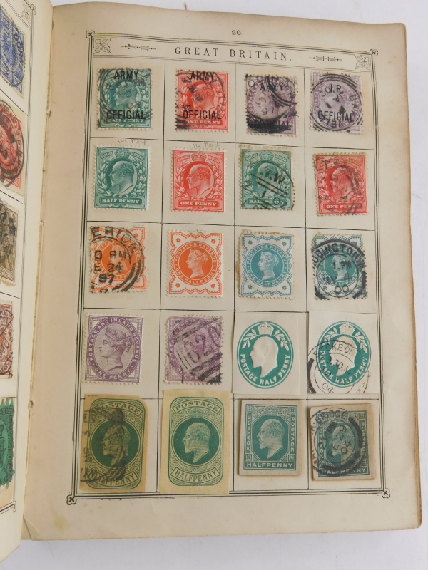 An album of world stamps, to include France, Germany India, Egypt, Grenada, New South Wales, South A - Bild 5 aus 7