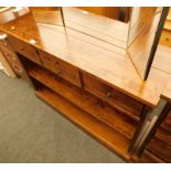 A Laura Ashley hardwood cabinet, with two large and two smaller drawers, 80cm high, 109cm wide, 36cm