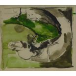 Graham Vivian Sutherland R.M. (1903-1980). Landscape study V, watercolour, pen and ink, titled and