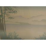 Bob Sanders (b.1945). Morning mist 20/350, Early light 20/350, artist signed, 56.5cm x 68cm.