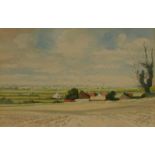 Jason Partner (1922-2005). Summer in Norfolk (Somerton), watercolour, signed, titled and dated 1981