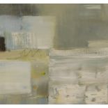 Gareth Edwards R.W.A. N.S.A. (b.1974). Ocean Drive (Winter), oil on canvas, 49cm x 52cm. Label vers