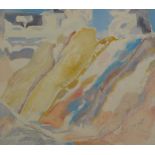 Derek Hyatt (1931-2015). Trento Alpine landscape, (springtime), oil on board, signed, dated 1985 an