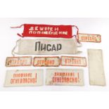 Russian military signs. (a quantity)