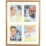 After Rob Perry. The Cricket Players, Alan Donald, Curtly Ambrose, Brian Lara, and Martin Crowe, eac