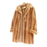 A Weald Furriers mink fur coat.