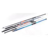 A Lineaeffe Pronto 3604 heavy feeder/quiver fishing rod, together with a Planet 3604 fishing rod. (2