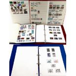 Philately. QV-EII, definitives and commemoratives, mint and used, in five albums.