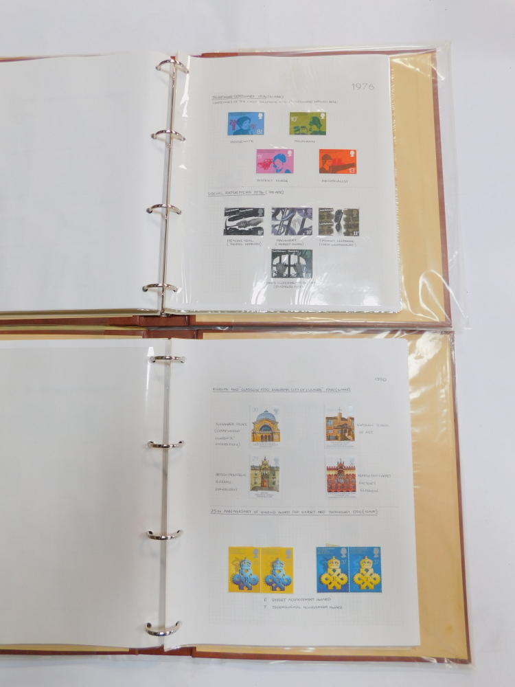 Philately. GB EII definitives and commemoratives, mint and used 1952-1991. (2 albums) - Image 2 of 2