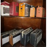 Vintage Hacker radios, wooden and leatherette cased, including a Herald radio with service manual. (