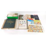 Philately. GB, European and World stamps, 19thC and later, in three albums, stock books and loose, t