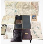 A group of Ordnance Survey maps and ephemera, to include map of the Isle of Wight, British map of t