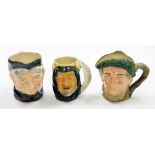 Three Royal Doulton large Character jugs, to include Auld Mac, Staffordshire Sheikk and a Royal Doul