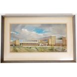Tom Harvey (21stC). Barrett Packaging Limited, watercolour, signed and dated, 32cm x 62cm, framed an
