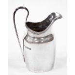 A George V silver cream jug, of Neo Classical design with loop handle, Birmingham 1929, 4¼oz.