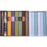 Folio Society. Cased set, The Map and Lucia novels by FE Benson, The Thomas Hardy Wessex Novels coll