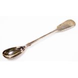 A Victorian silver fiddle pattern spoon, Edinburgh 1799, ¾oz.