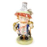 A Royal Crown Derby Mansion House dwarf, with the Theatre Royal Haymarket inscription to the hat and