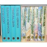 Folio Society. Two cased sets, PG Wodehouse Best of Blandings 5 vols, and the Dorothy L Sayers Myste