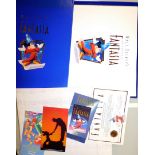 A Walt Disney Fantasia cased VHS collectors set.