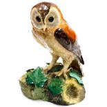 A Royal Crown Derby figure of an owl, 24cm high.