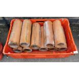 Various terracotta pipes.