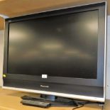 A Panasonic Viera flat 31" flat screen television, with remote control