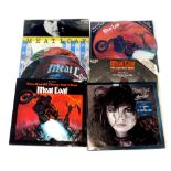 A quantity of Meatloaf LP and 12 inch records, to include Bat Out of Hell picture disc, Dead Ringer