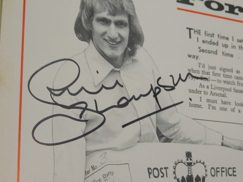 Various books, annuals, football related, to include FA Soccer Book for Boys 1979, signed Malcolm Mc - Image 2 of 3