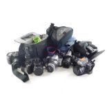 A collection of cameras, to include Canon, Yashica, etc. (6)