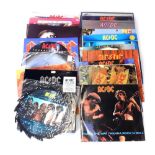 A quantity of ACDC LPs and 12 inch singles, to include the 1991 Australian Tour Souvenir box set, al