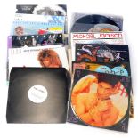A quantity of 12 inch singles, some LPs mainly 1990s and 2000s band, to include Del Amitri, some lim