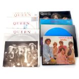 A quantity of LP and 12 inch singles, mainly relating to Queen and Status Quo, to include picture di