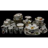 A large quantity of Royal Worcester Evesham pattern dinner and tea ware, to include tureens, shaped
