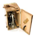A Prior microscope, numbered 52633, in a fitted case.