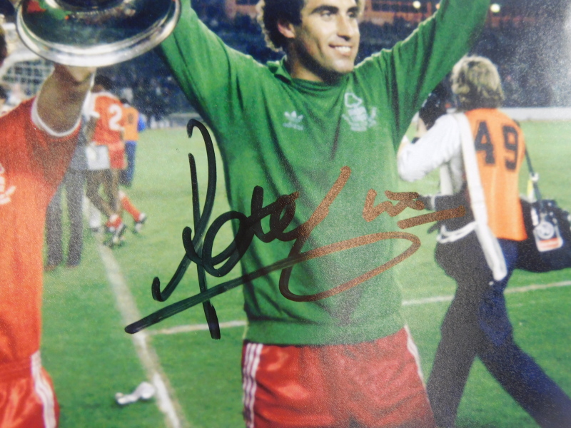 Various photographs, signatures, football related, coloured photographic print of Mark Crossley, sig - Image 2 of 3