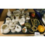 A collection of Goss ware, to include Southwell, Exeter, Scarborough, Portland, Canterbury, Rhyl var